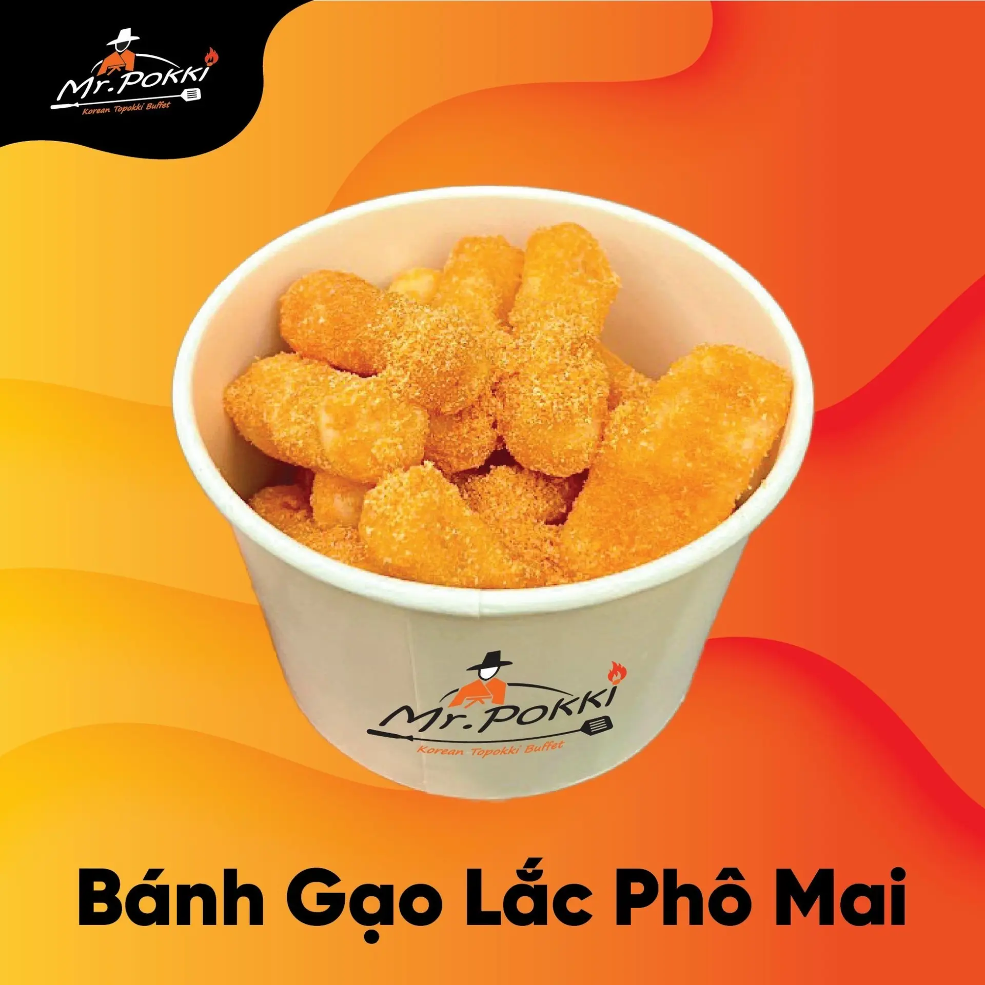 Hình ảnh bánh gạo lắc phô mai 2 loại tặng trà tắc 700ml