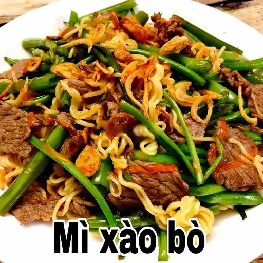 Hình ảnh Mì xào bò