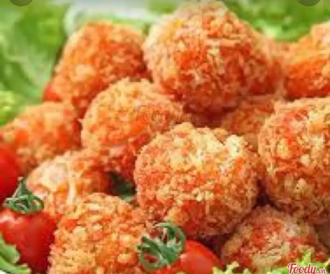 Hình ảnh cá viên cam sốt mayo lắc phô mai  5 viên 