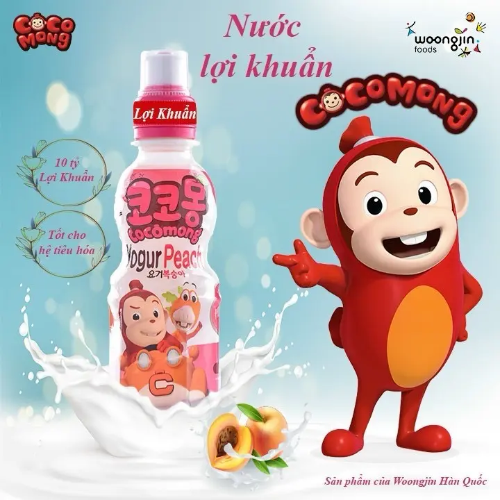 Hình ảnh Nước Lợi Khuẩn Cocomong Đào