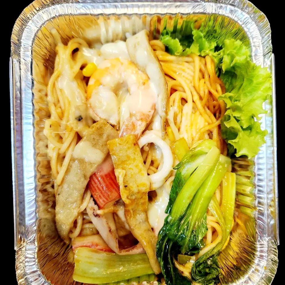 Hình ảnh Mì Sốt Phô Mai Hải Sản