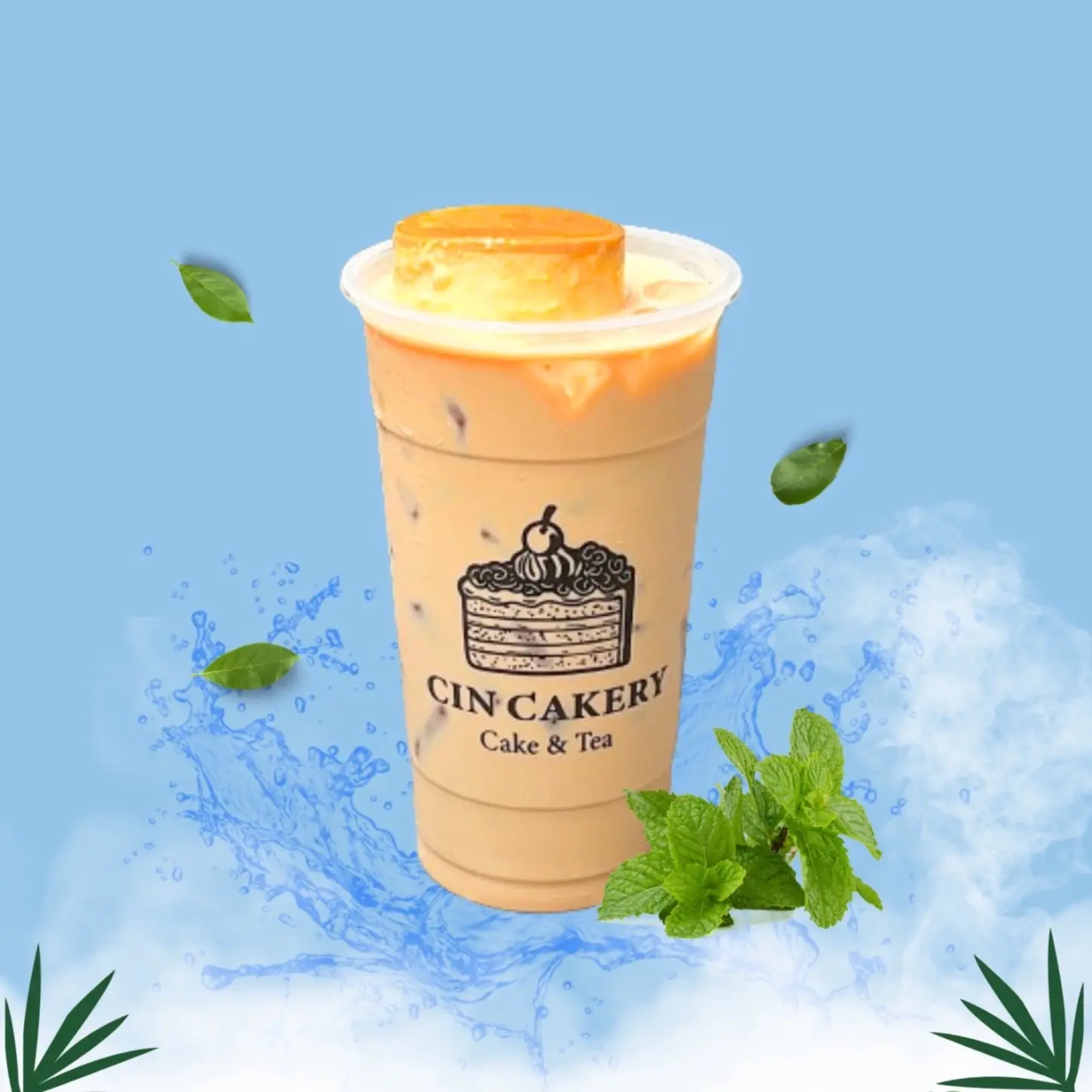 Hình ảnh Trà Sữa Flan Caramel (L)