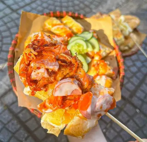 Hình ảnh Bánh mì nướng muối ớt