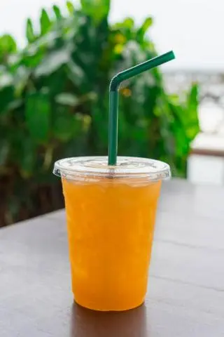 Hình ảnh cam ép nguyên chất ( ly 700ml )