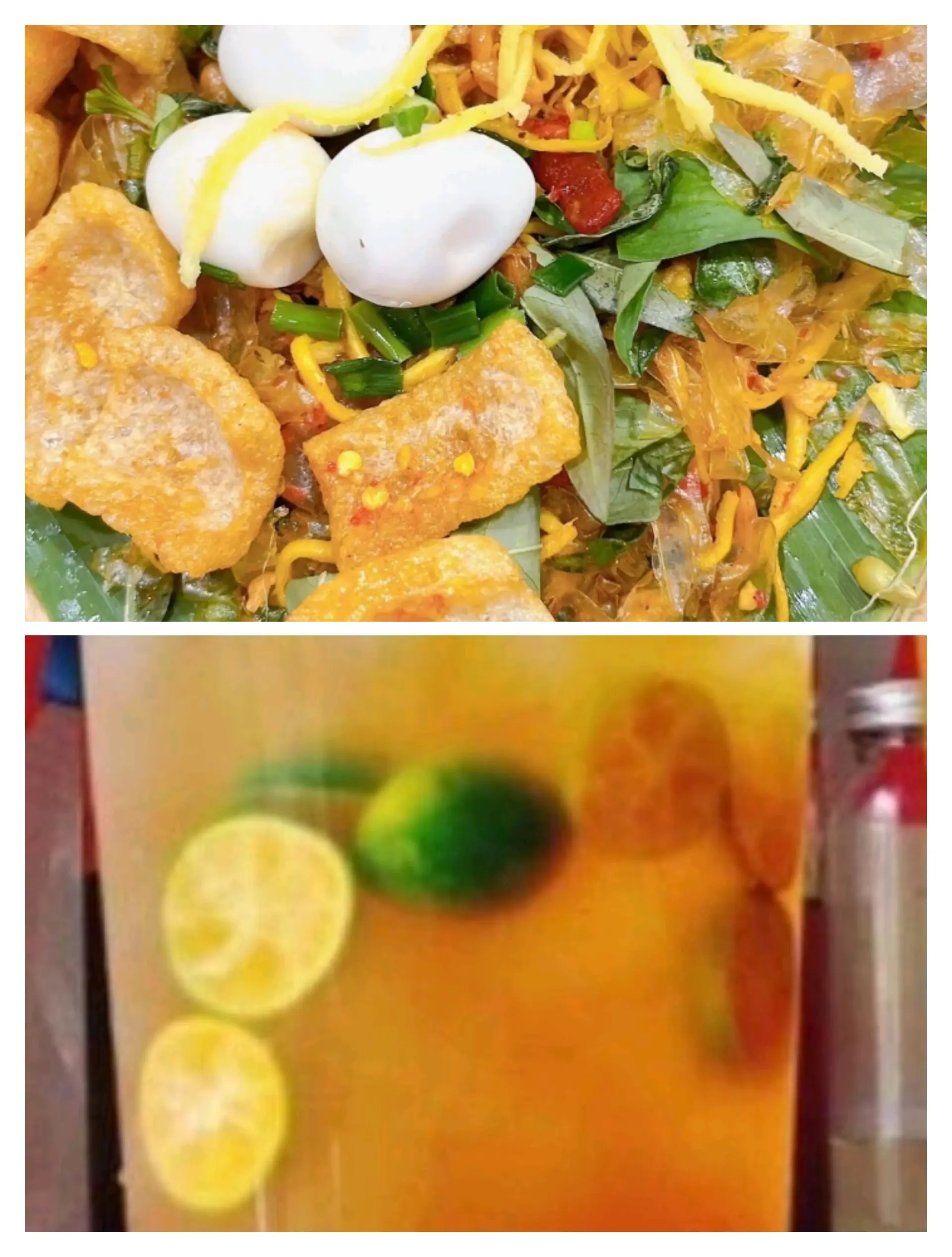 Hình ảnh Combo 5 - bánh tráng trộn thập cẩm - trà tắc thơm ngon