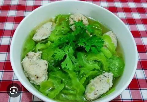 Hình ảnh canh khổ qua  chả cá (KHÔNG CƠM)