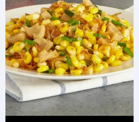 Hình ảnh BẮP XÀO TÓP MỠ
