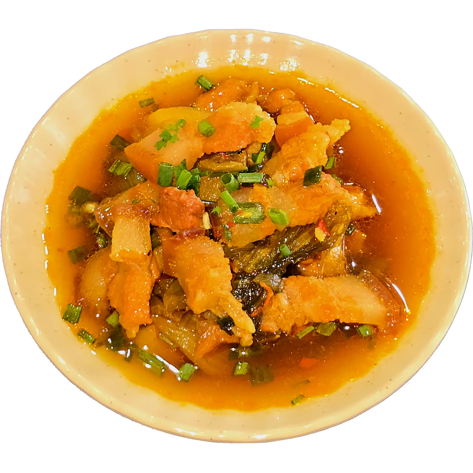 Hình ảnh Cơm thịt kho cải chua