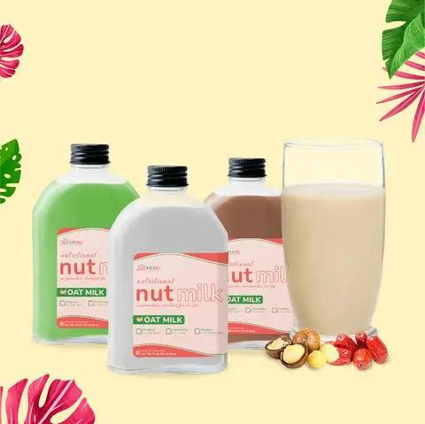 Hình ảnh Combo sữa macca táo đỏ + yến mạch