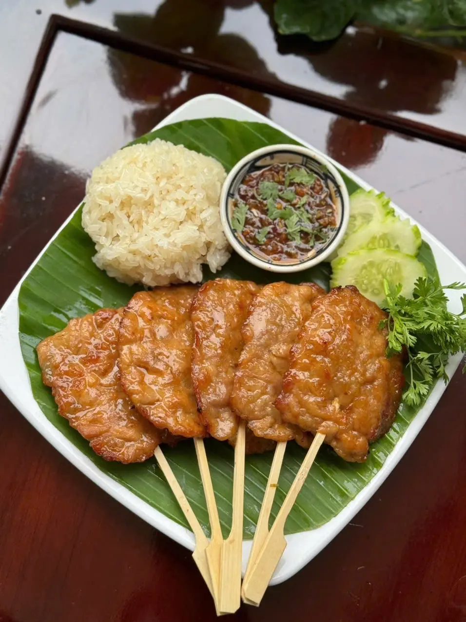 Hình ảnh Combo 5 xiên - xôi/bánh mì