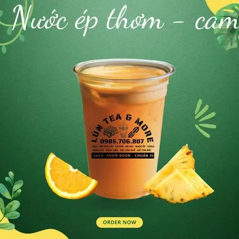 Hình ảnh Nước ép thơm - cam