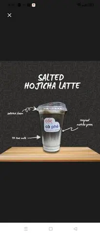 Hình ảnh Hojicha muối bọt 