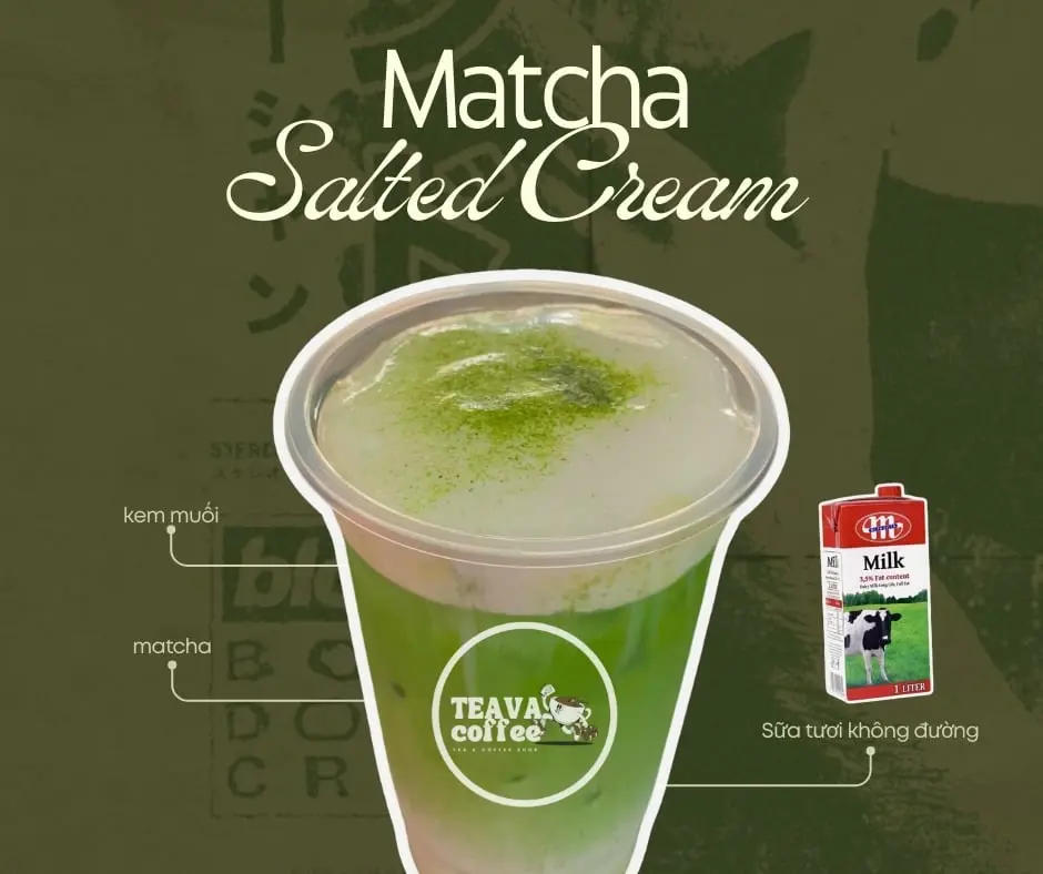 Hình ảnh Matcha Kem Muối 700ml