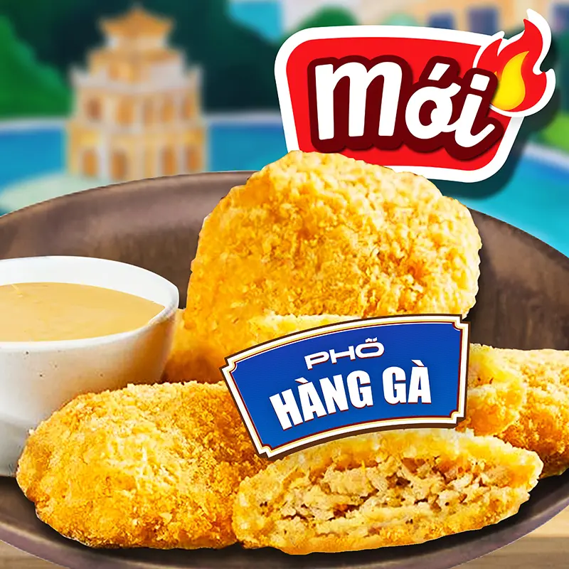 Hình ảnh Bánh gà Lớn | sốt Nắng mai ươm vàng