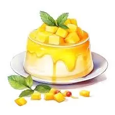 Hình ảnh Panna cotta xoài