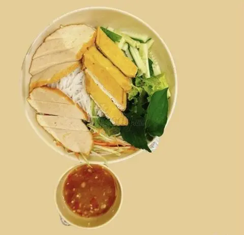 Hình ảnh Bún Mắm Nêm Đầy Đủ Chay