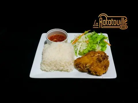 Hình ảnh Cơm Gà Fillet Chiên Giòn