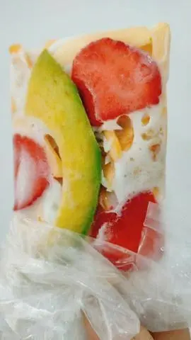 Hình ảnh Kem chuối mix trái cây