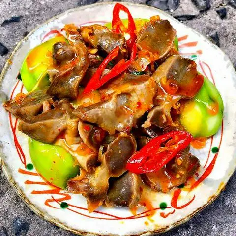 Hình ảnh Mề gà Sốt Thái