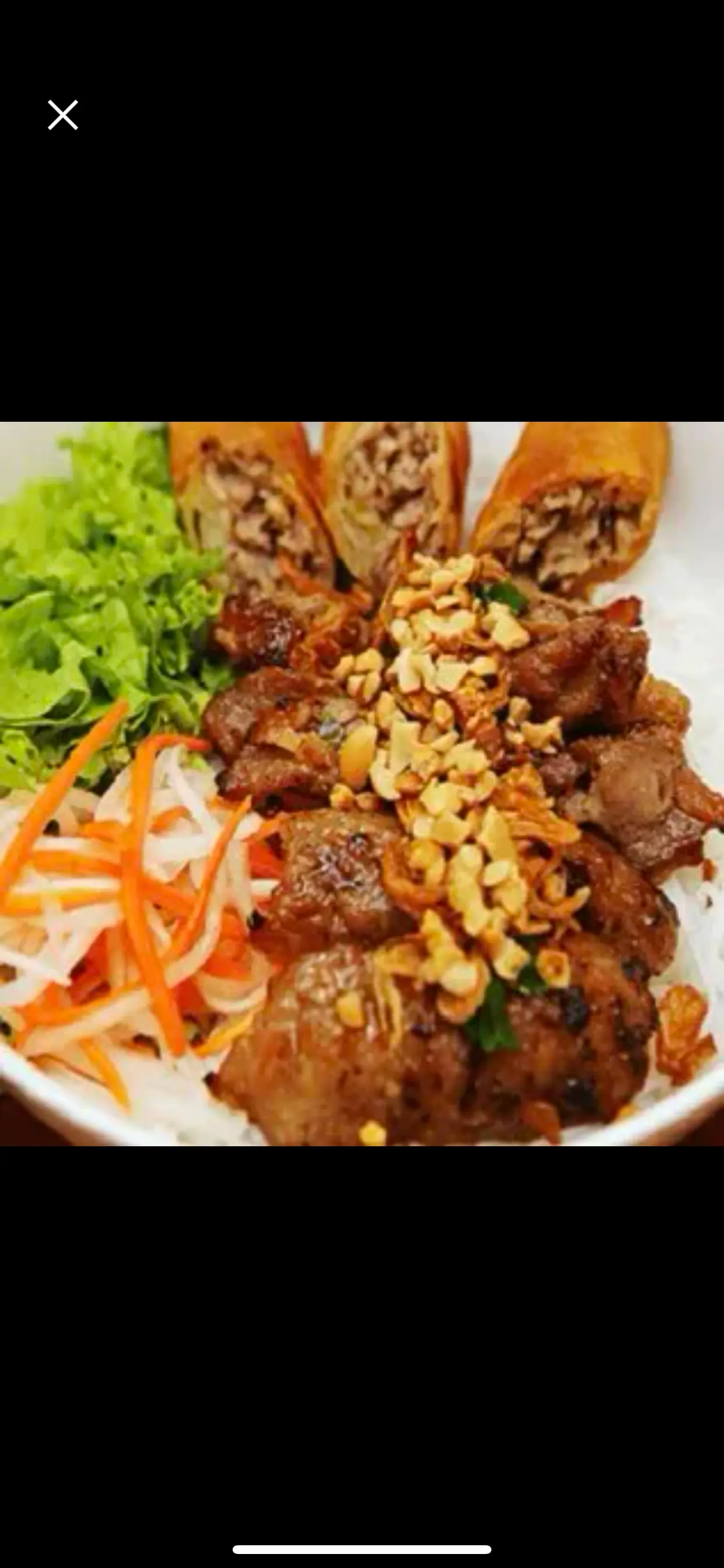 Hình ảnh Bún thịt nướng - chả giò