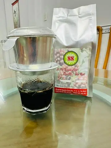 Hình ảnh Cà phê nguyên chất đen đá