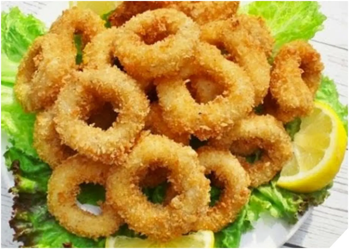 Hình ảnh Mực Chiên Giòn (Vòng tròn)