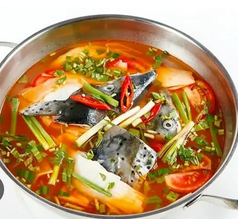 Hình ảnh Lẩu Đầu cá hồi 