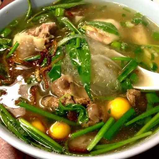 Hình ảnh Miến lòng gà trứng non