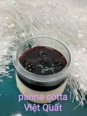 Hình ảnh Panna Cotta Việt Quất