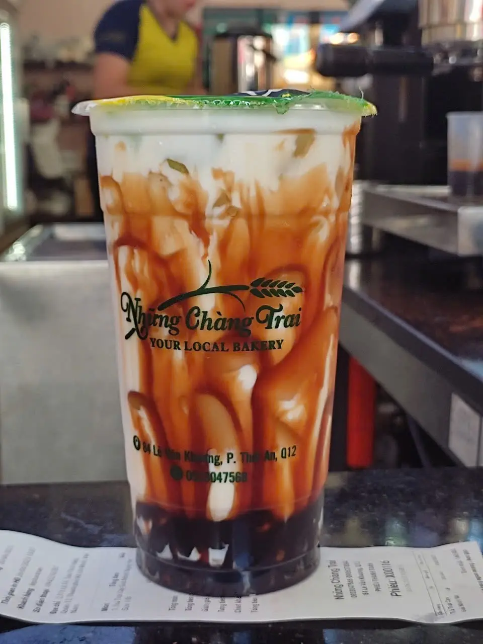 Hình ảnh Sữa Tươi Trân Châu Đường Đen