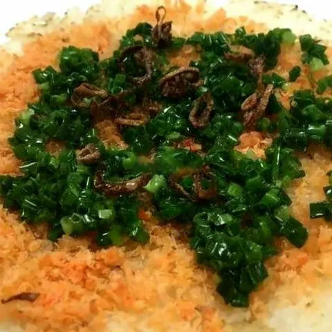 Hình ảnh Cơm cháy mỡ hành kho quẹt