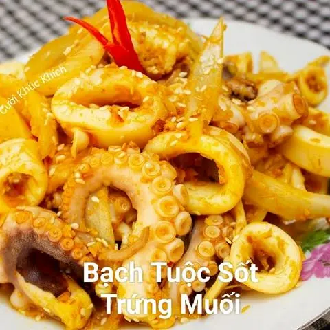 Hình ảnh Bạch Tuộc Sốt Trứng Muối 