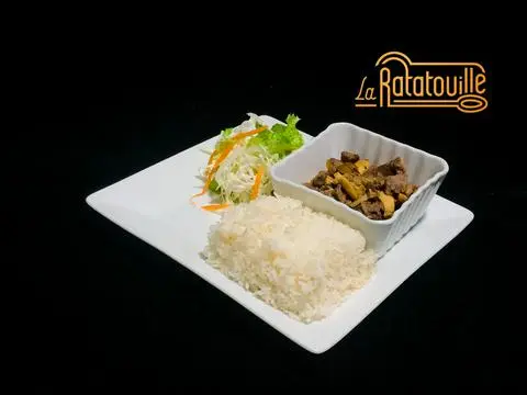 Hình ảnh Cơm Thăn Bò Xào Nấm