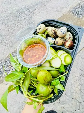 Hình ảnh trứng cút chấm muối ngon