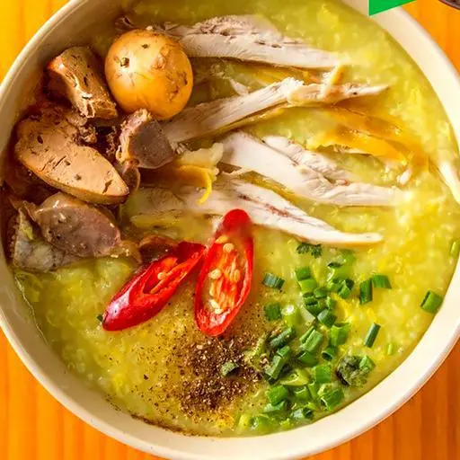 Hình ảnh Cháo lòng gà trứng non
