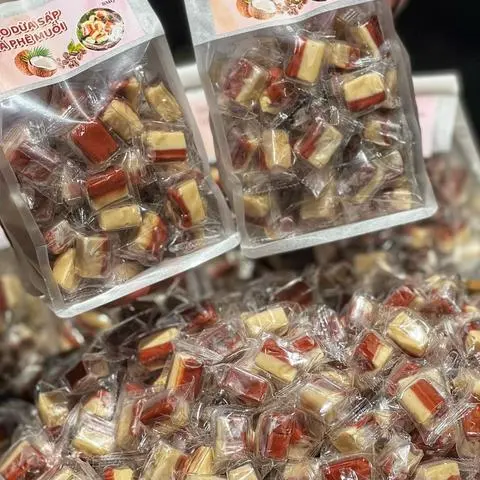 Hình ảnh Kẹo Dừa Sáp Cà Phê Muối 500g