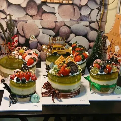 Hình ảnh Flan Gato Matcha size 16 ( mẫu ngẫu nhiên ) 