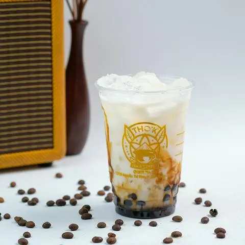 Hình ảnh Sữa tươi trân châu, đường đen 600ml