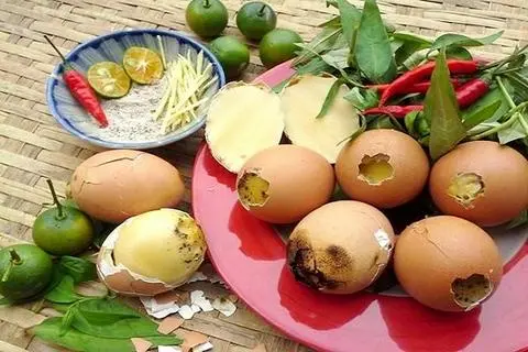 Hình ảnh hột gà nướng