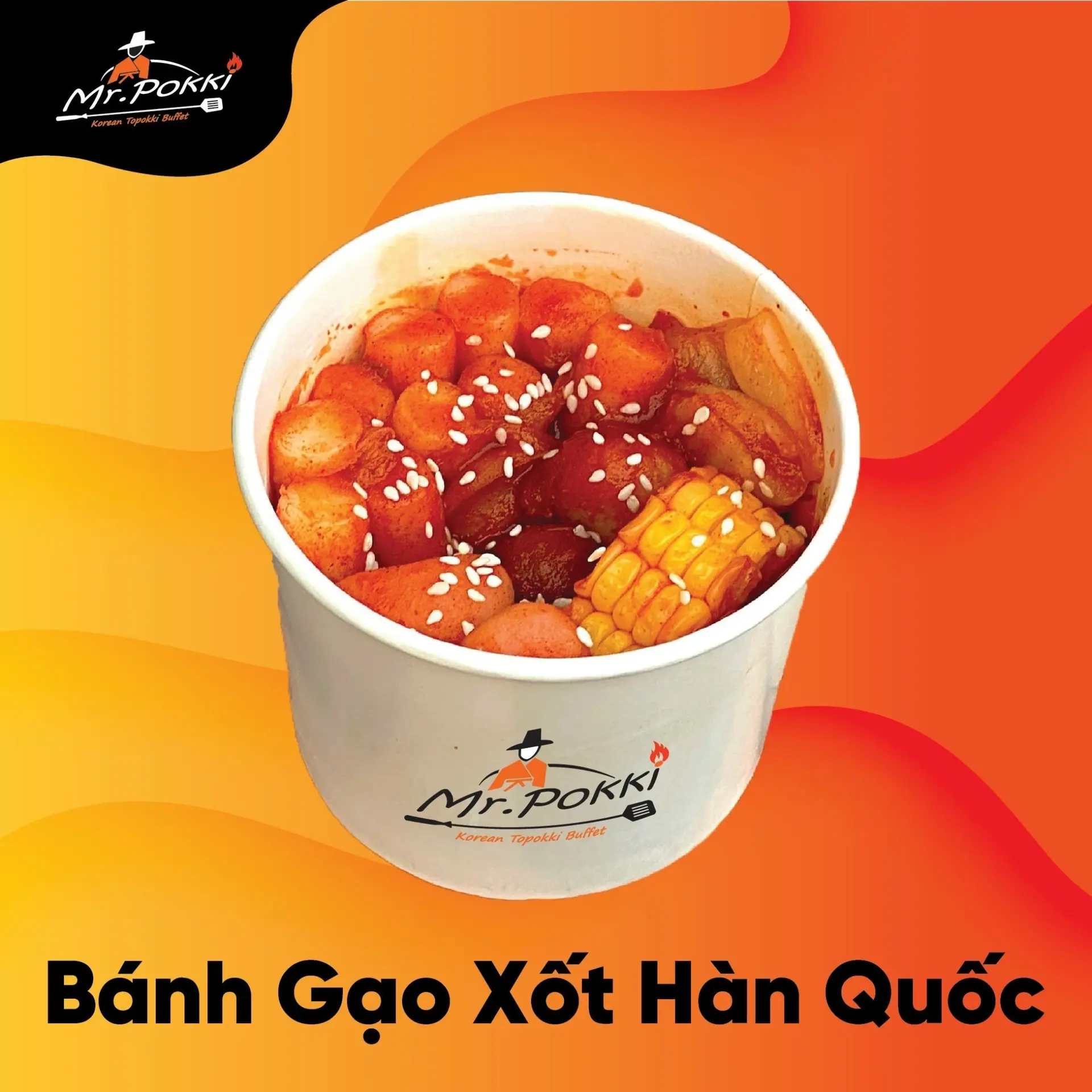 Hình ảnh bánh gạo truyền thống + chả cá Hàn quốc 