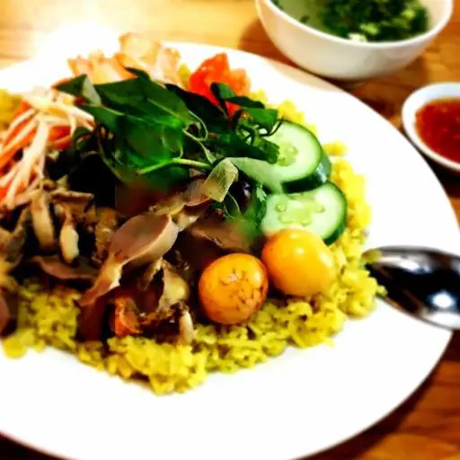 Hình ảnh Cơm lòng gà trứng non