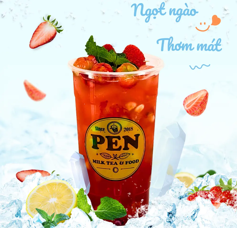 Hình ảnh Trà dâu sơ ri