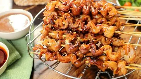 Hình ảnh Lòng heo nướng