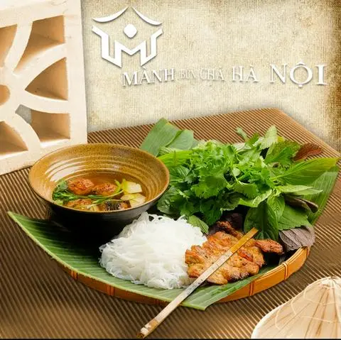 Hình ảnh Bún chả truyền thống + Nem truyền thống + Trà ngô