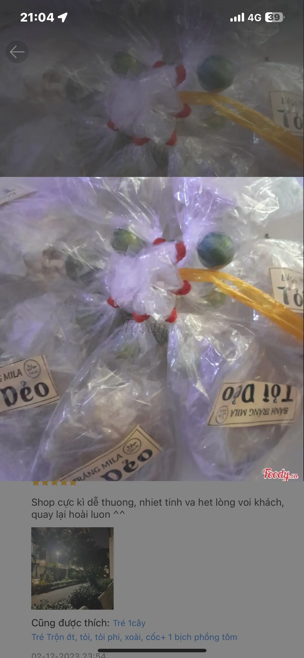 Hình ảnh Bánh tráng chấm dẻo tỏi