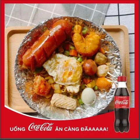 Hình ảnh Mì trộn Indomie thập cẩm 1 gói + Coca