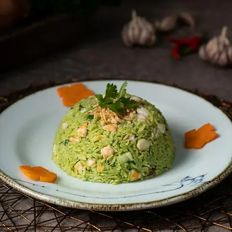 Hình ảnh Cơm Chiên Hải Sản Rau Xanh