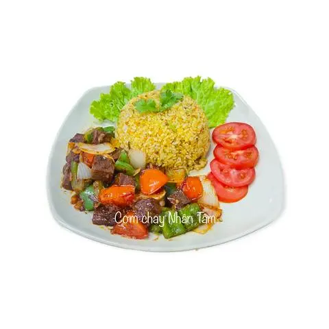 Hình ảnh Cơm chiên bò lúc lắc chay