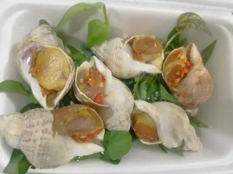 Hình ảnh ốc pulot nướng muối ớt