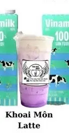 Hình ảnh khoai môn latte